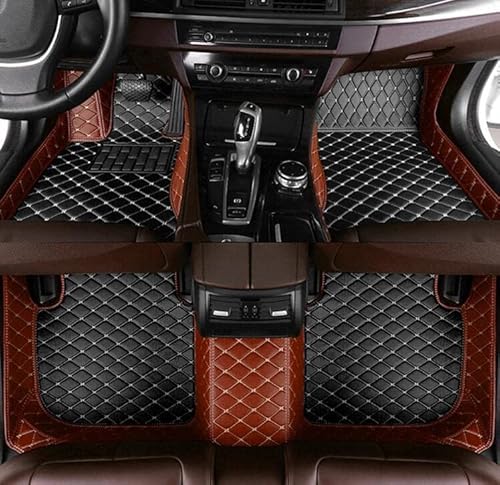 ZPXJSM Maßgeschneiderte Auto-Fußmatten, passend für 95% Limousine, SUV, Sportwagen, vollständige Abdeckung, Allwetter-Fußmatten (Bildfarbe 15) von ZPXJSM