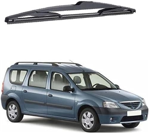 ZQQKX Auto Heckscheibenwischer Set für Dacia Logan mk1 mcv 2004-2012, Auto-Hinterer Scheibenwischer Wischer Gummi Reinigungsfenster Ersatzteile von ZQQKX