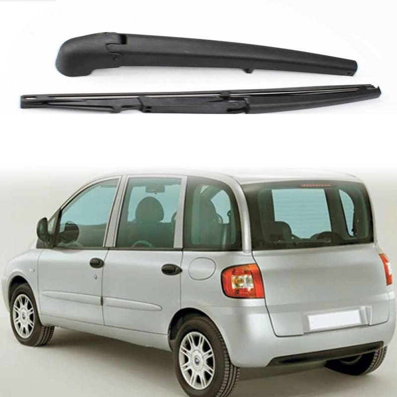 ZQQKX Auto Heckscheibenwischer Set für FIAT Multipla 186 ab BJ 1998-2004, Auto-Hinterer Scheibenwischer Wischer Gummi Reinigungsfenster Ersatzteile von ZQQKX