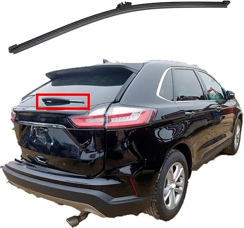 ZQQKX Auto Heckscheibenwischer Set für Ford Edge Mk2 2015-2022 2023, Auto-Hinterer Scheibenwischer Wischer Gummi Reinigungsfenster Ersatzteile von ZQQKX