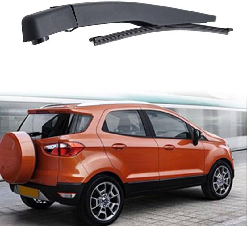 ZQQKX Auto Heckscheibenwischer Set für Ford eco Sport i mk1 2013-2017, Auto-Hinterer Scheibenwischer Wischer Gummi Reinigungsfenster Ersatzteile von ZQQKX