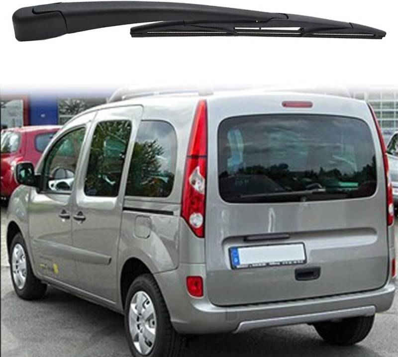 ZQQKX Auto Heckscheibenwischer Set für Renault Kangoo MK2 2007-2020, Auto-Hinterer Scheibenwischer Wischer Gummi Reinigungsfenster Ersatzteile von ZQQKX