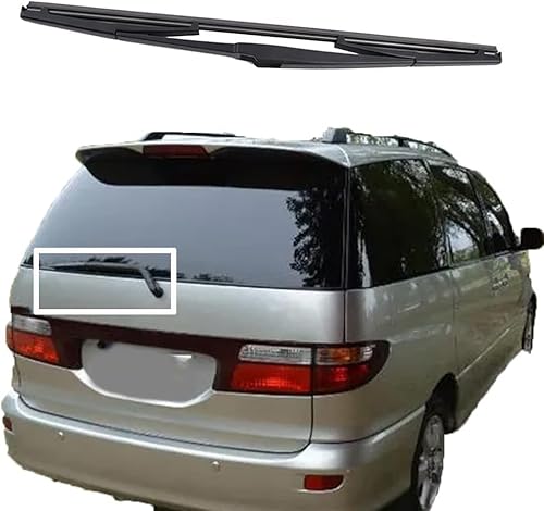 ZQQKX Auto Heckscheibenwischer Set für Toyota Previa Estima Tarago 2000-2005, Auto-Hinterer Scheibenwischer Wischer Gummi Reinigungsfenster Ersatzteile von ZQQKX