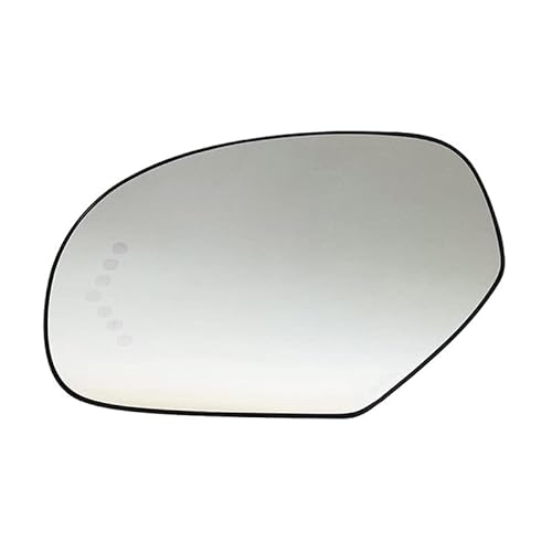 Flügel Spiegelglas Umkehrlinse Rückfahrglas Spiegel mit Heizfunktion/Spiegelglas Links Rechts mit Trägerplatte Ersatz für Silverado 3500 HD 2007-2013,Left von ZQWZY