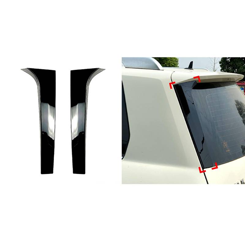 Paar Heckscheiben-Seitenspoiler, Fenstersplitter-Spoiler, Kompatibel mit Benz GLK-Class X253 X204 GLK200 260 300 2008-2015 von ZRBQBBH