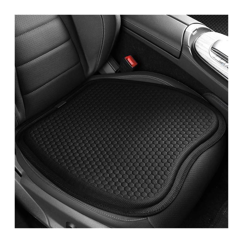 ZRHYRG Auto Sitzbezug Einteiliges Gel-Sitzkissen Cool Cloth, 3D-Softgel Geeignet für Zuhause, Büro, Auto Cooles, atmungsaktives Kissen Auto-Schonbezüge(Black) von ZRHYRG