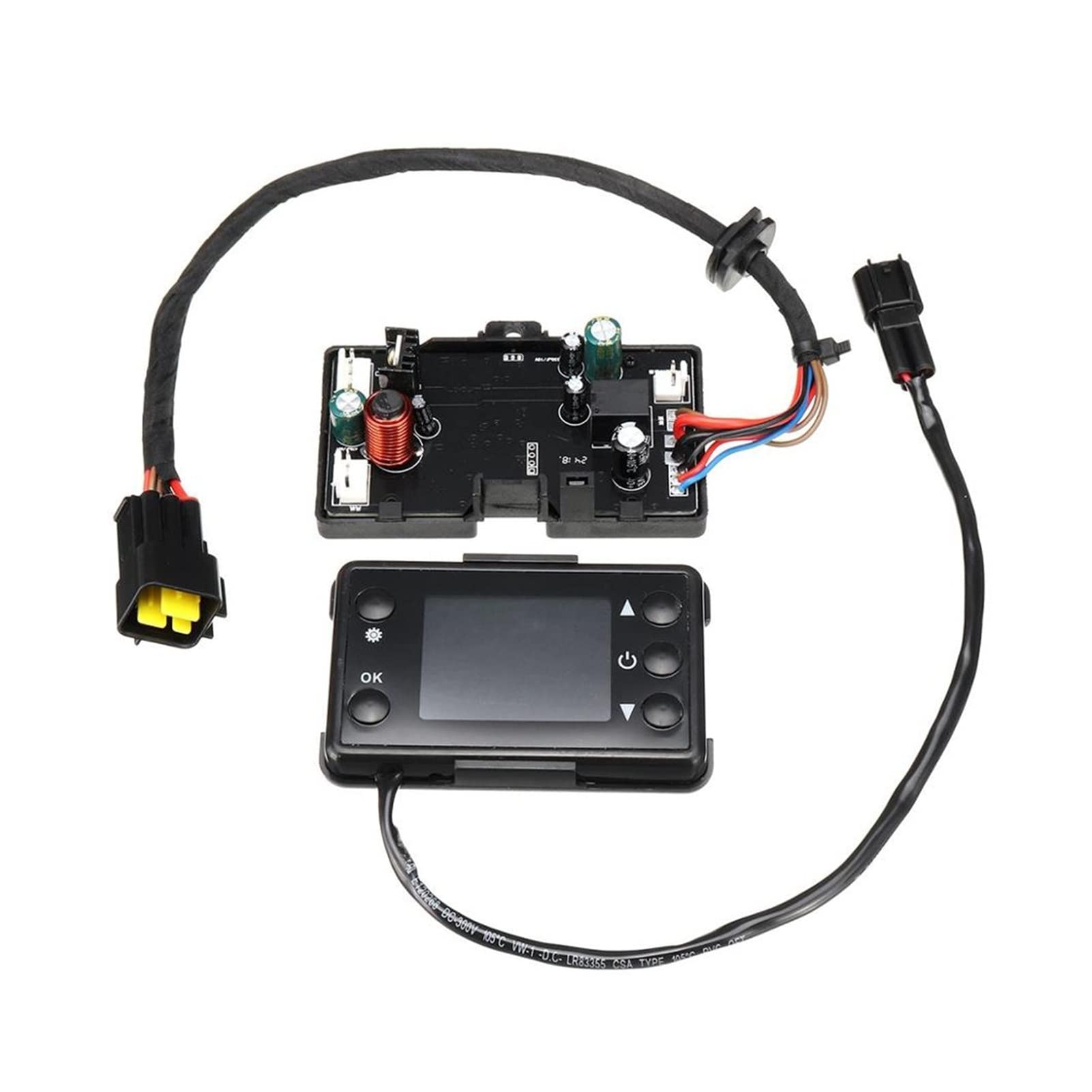 ZRTRUKPKQ 12/2. 4V 5kw 3kw 8kw LCD Auto-Switch-Heizgerät-Controller-Platine Auto-Spur-Heizteile-Motherboard for Diesel-Lufterhitzer-Controller Parkheizungssätze(24V) von ZRTRUKPKQ