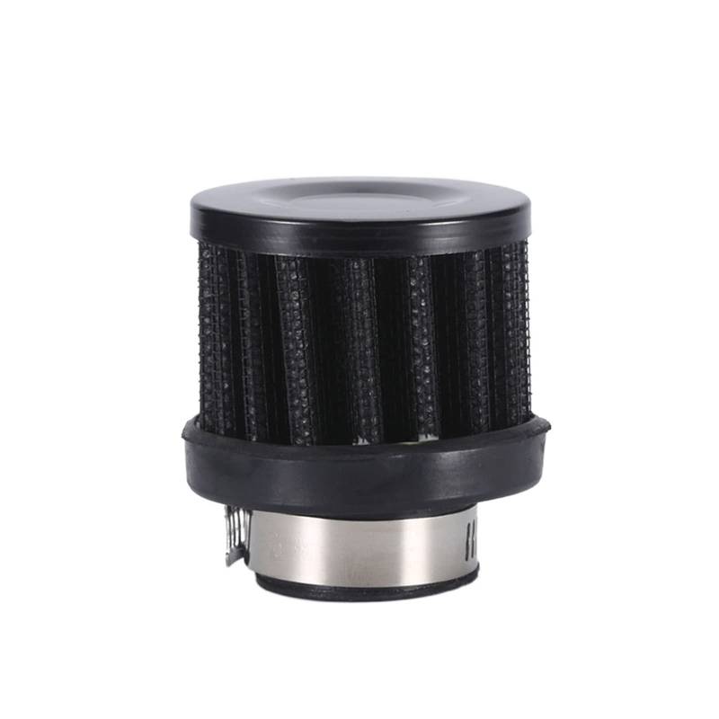 ZRTRUKPKQ Auto Luftfilter 12mm 25mm Passend for Motorrad Kaltlufteinlass High Flow Kurbelgehäuseentlüftungsabdeckung Mini Entlüftungsfilter(25MM-BLACK) von ZRTRUKPKQ