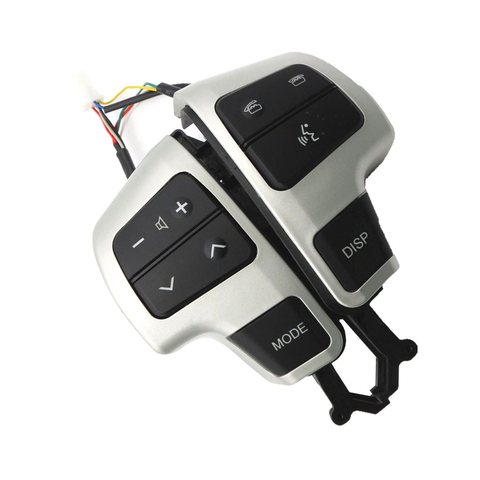 ZRTRUKPKQ Lenkrad Sitz for Audiosteuerung Schalter/Taster Fit for Toyota Fit For LAND CRUISER 200 2008-2011 OE 84.250-60.050 Aufzugsschalter für den Kfz-Innenraum(Sliver) von ZRTRUKPKQ