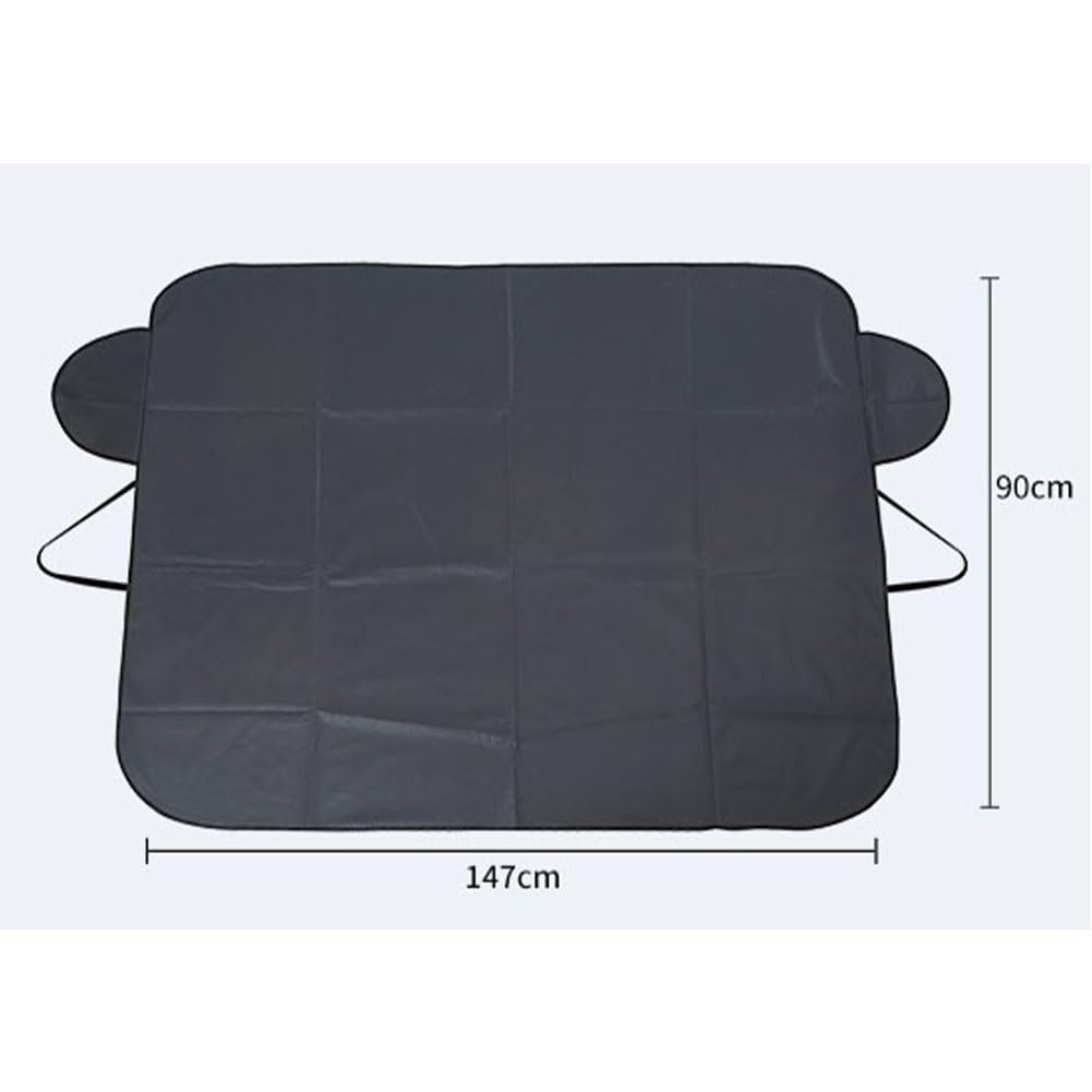 Auto Windschutzscheibenabdeckung Für Nissan Qashqai 2008-2021, Frontscheibenabdeckung Winter Sonnenschutz Abdeckungen Autoscheiben Innere Zubehör,Front Guard Model universal 147 * 90cm von ZRVXTISX