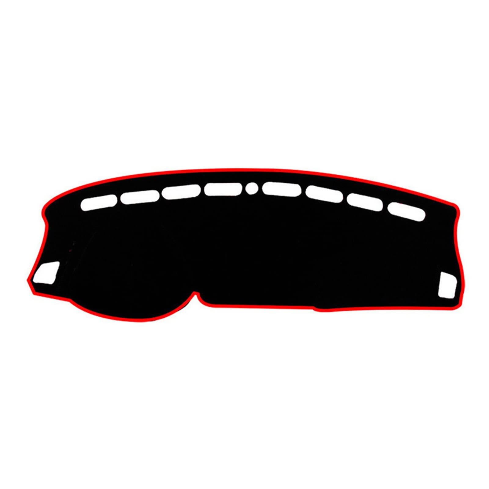 Armaturenbrett Teppich Anti-Rutsch-Abdeckungsmatte Für Citroen C5 Für Aircross 2017 2018 2019 2020 Sonnenschirm Instrument Teppich(Red Edge) von ZSGHJA