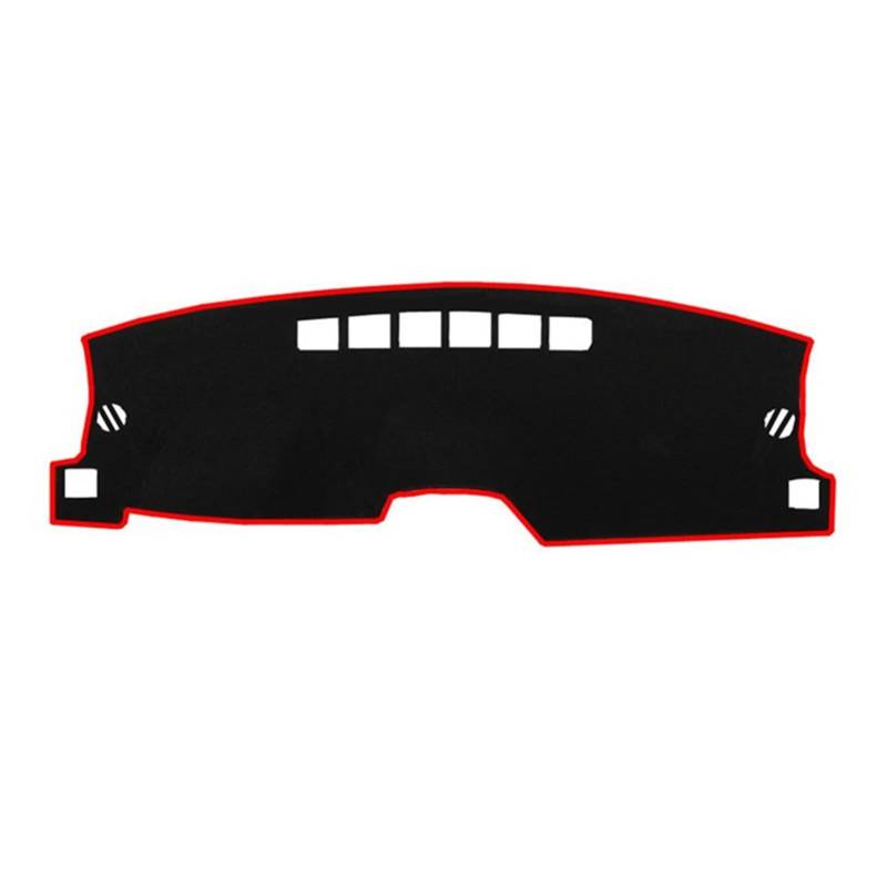 Armaturenbrett Teppich Auto-Abdeckung Mat Pad Für Jeep Für Patriot Für Kompass 2011 2012 2013-2017 Sonnenschutz Instrument Schützen Teppich(Red Edge) von ZSGHJA