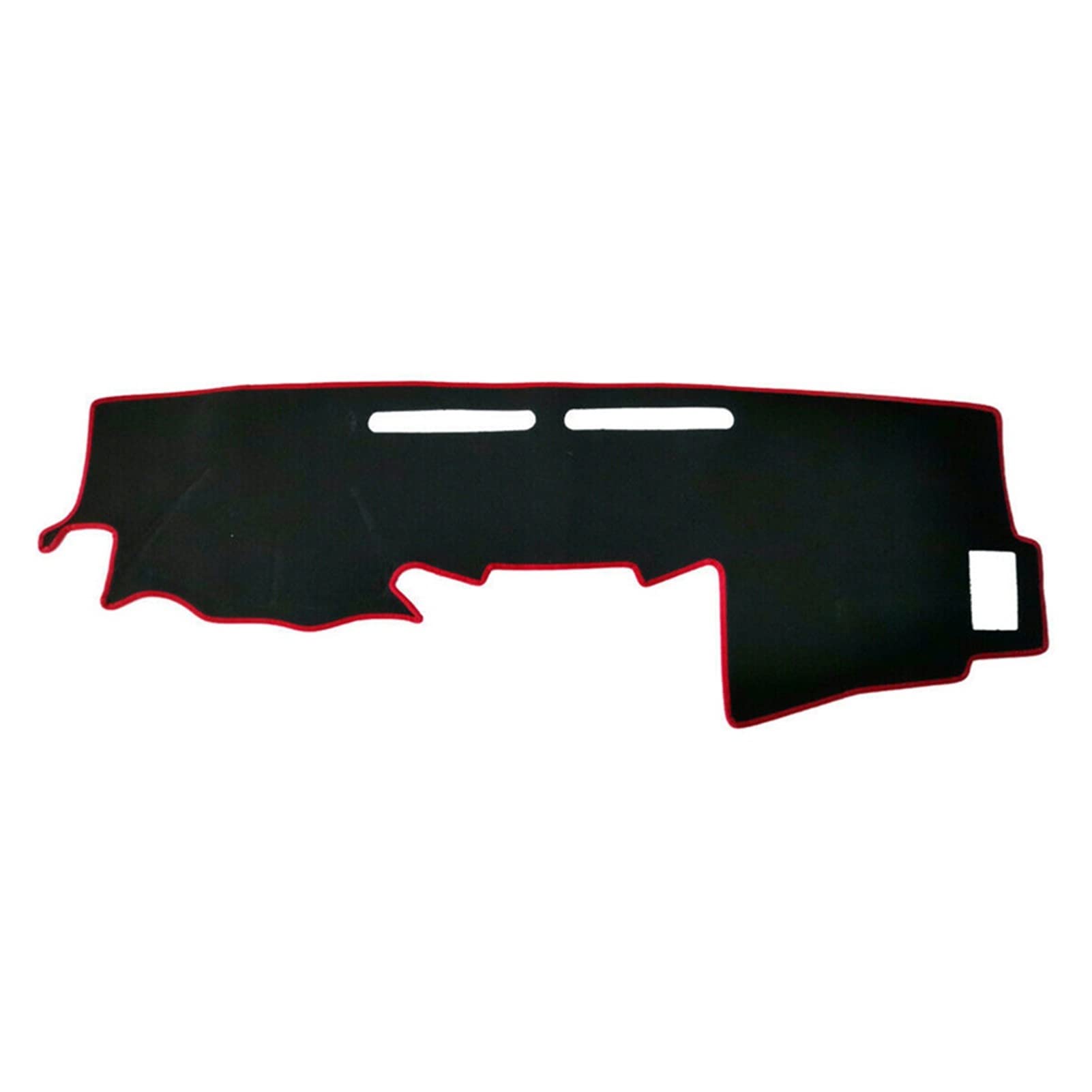 Armaturenbrett Teppich Für Für Hilux SW4 Für Fortuner 2005 2006 2007 2008 2009-2015 -Abdeckungsmatte Pad Dash Sonnenschirm Teppich(Red Edge) von ZSGHJA