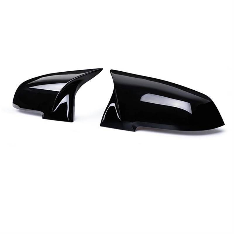 Auto Spiegelkappen Für 1 2 3 4 Serie F20 F30 F31 F32 F36 2012-UP Rückspiegelabdeckung Seitentür Spiegelkappe(Bright black) von ZSKSJHSJ