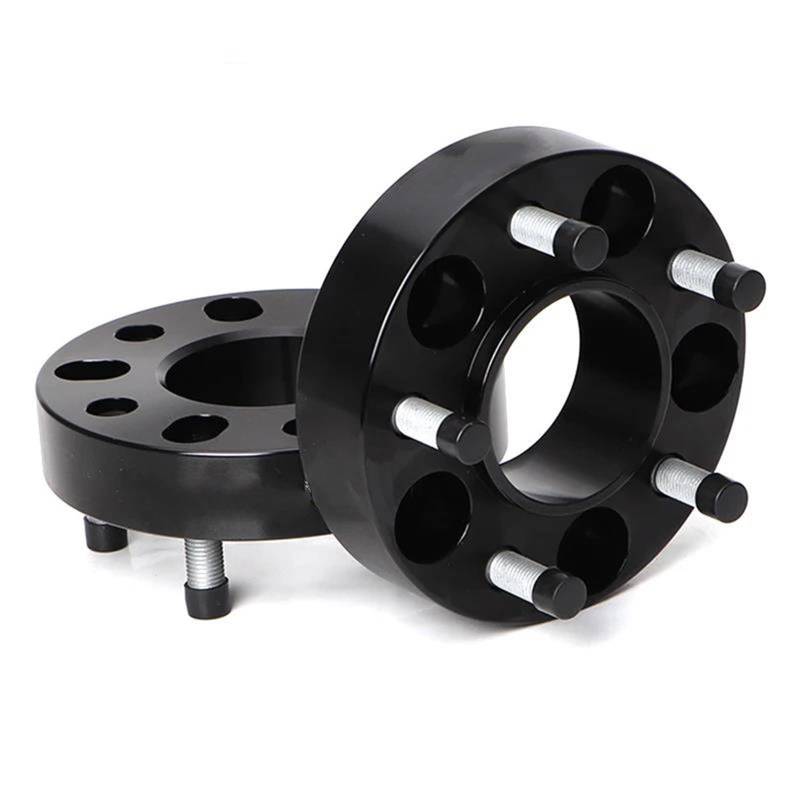 Spurverbreiterung 2 Stück 5x114,3 60,1mm 15-50mm M12XP1,25 Rad Spacer Adapter Für Suzuki Für SX4 Für Grand Vitara Dnzscheiben Platte(Schwarz,15mm) von ZSQGHGH