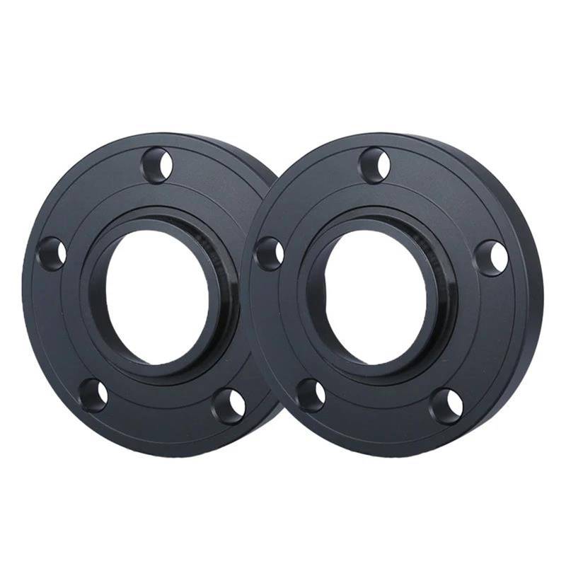 Spurverbreiterung 2PCS Rad Adapter Spacer Für Benz Rad Spacer 5x112 CB 66,6mm Felgenverbreiterung Geschmiedetes Aluminium Dnzscheiben Platte(Schwarz,15mm) von ZSQGHGH