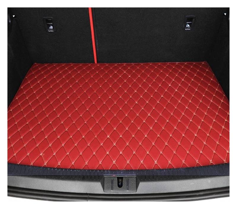 Fußmatten Automatten Auto-Fußmatten Für X5 Für E53 2004 2005 2006 2007 Auto-Fußpolster Autoteppichabdeckung Innenzubehör Autofußmatten(Trunk-RED) von ZSQWRFRG