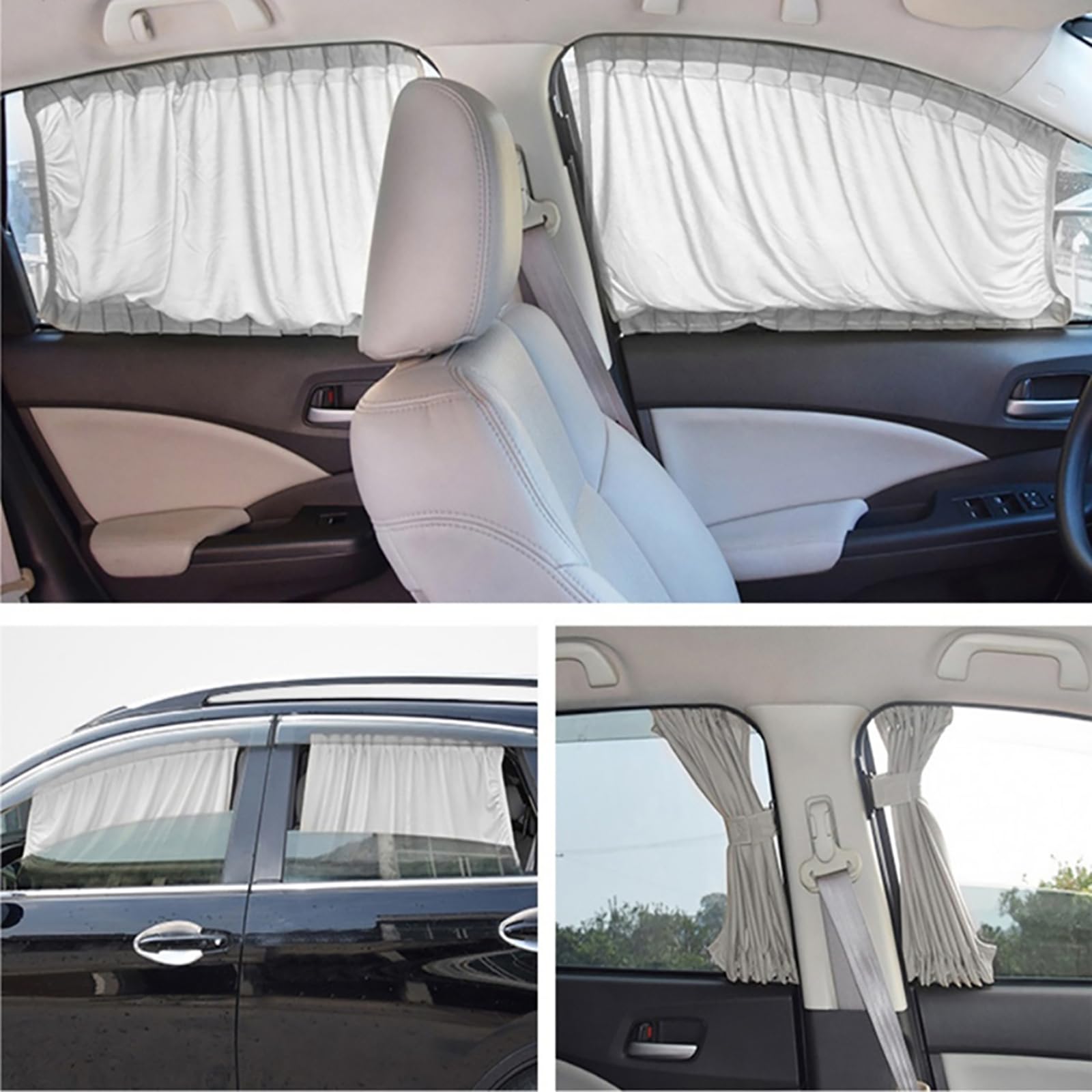 Sonnenschutz fürs Auto Vorhang für Mazda 2 3 5 6 / CX-3 CX-5 CX-7 CX-9 CX-30 / MX-30 MX-5, Abnehmbarer Auto Trennvorhang, Blockieren Von UV-Strahlen Und Hitze, Schützt Kinder von ZSSHUIHH