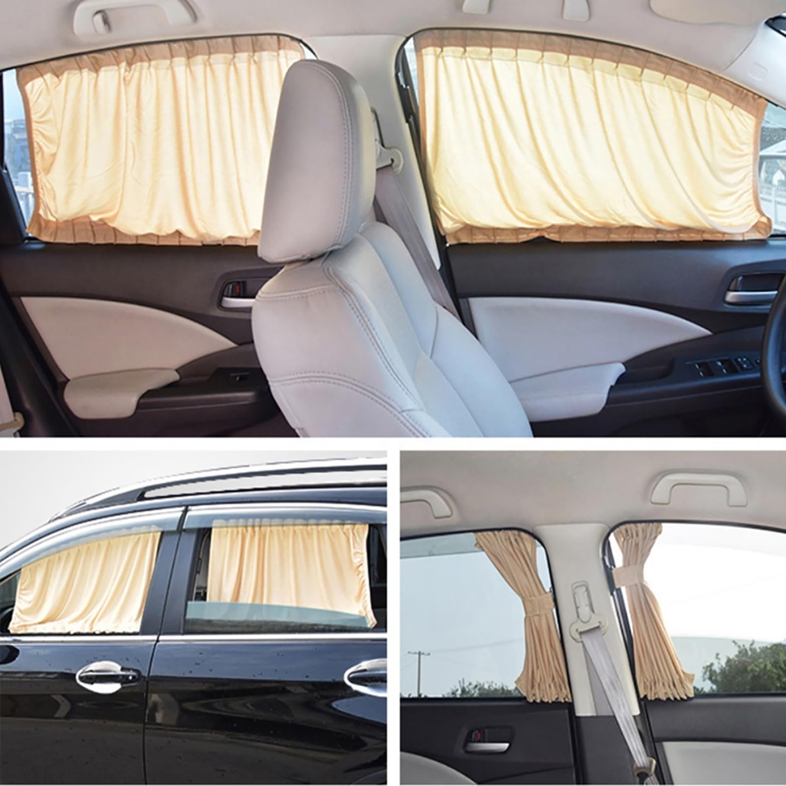 Sonnenschutz fürs Auto Vorhang für Peugeot 301/307 / 308/3008 Hybrid/BlueHDi/PureTech, Abnehmbarer Auto Trennvorhang, Blockieren Von UV-Strahlen Und Hitze, Schützt Kinder von ZSSHUIHH