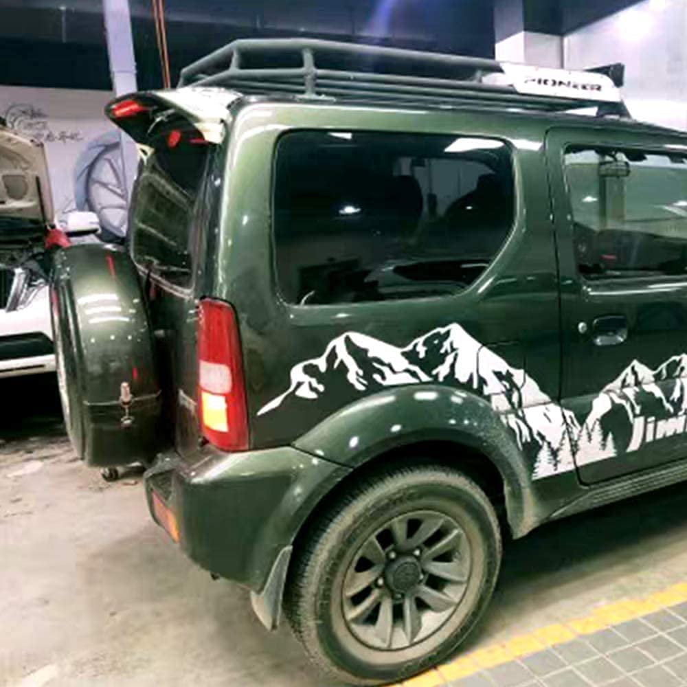 Auto ABS-Kunststoff Heckspoiler für Suzuki Jimny 2007-2019, Hinten Spoiler Spoilerlippe Performance Tuning Lippe Wing Spoiler Styling Modification Zubehör von ZSW666