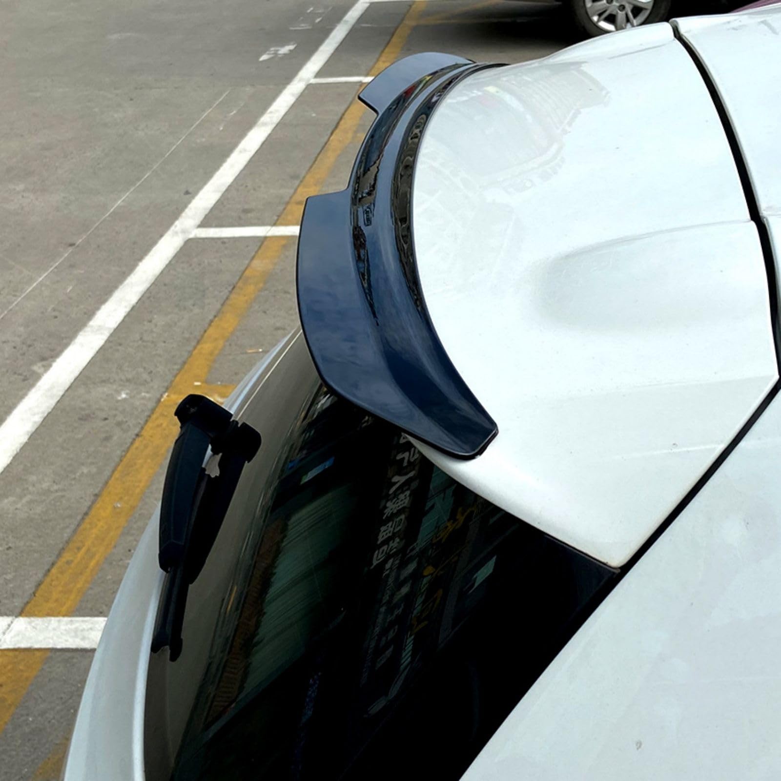ABS Auto Heckspoiler für VW Scirocco R GTS 2015-2018, Hinten Spoiler Spoilerlippe Performance Tuning Lippe Wing Styling Modification Zubehör von ZSWZDQ