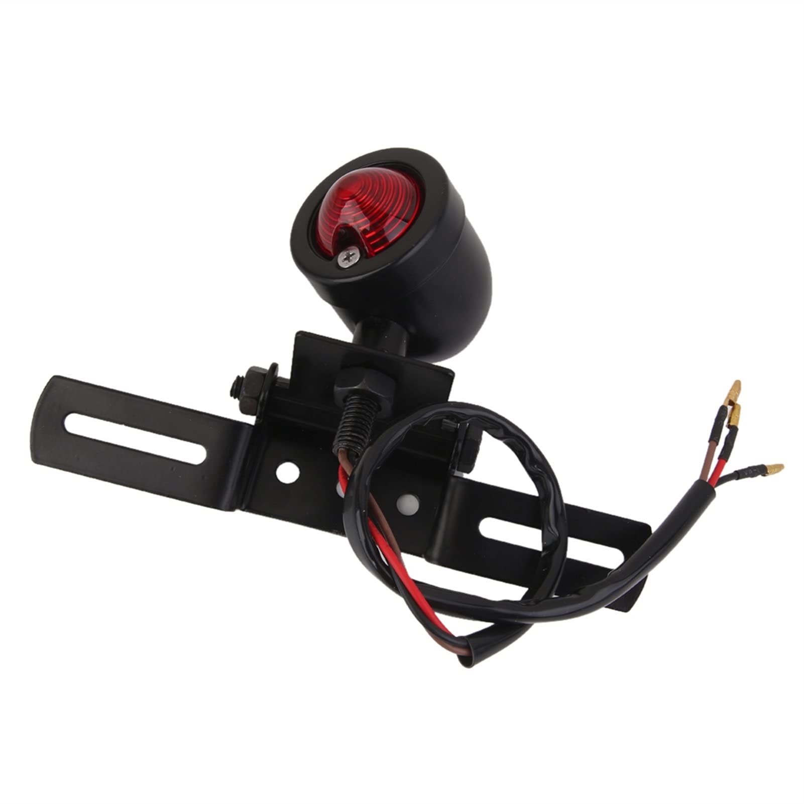 Kennzeichenhalter Motorrad,Nummernschildhalter Mot Universal Motorrad Rücklicht 12V, Lauflichter Lampe mit Kennzeichenhalterung von ZSXPBZL