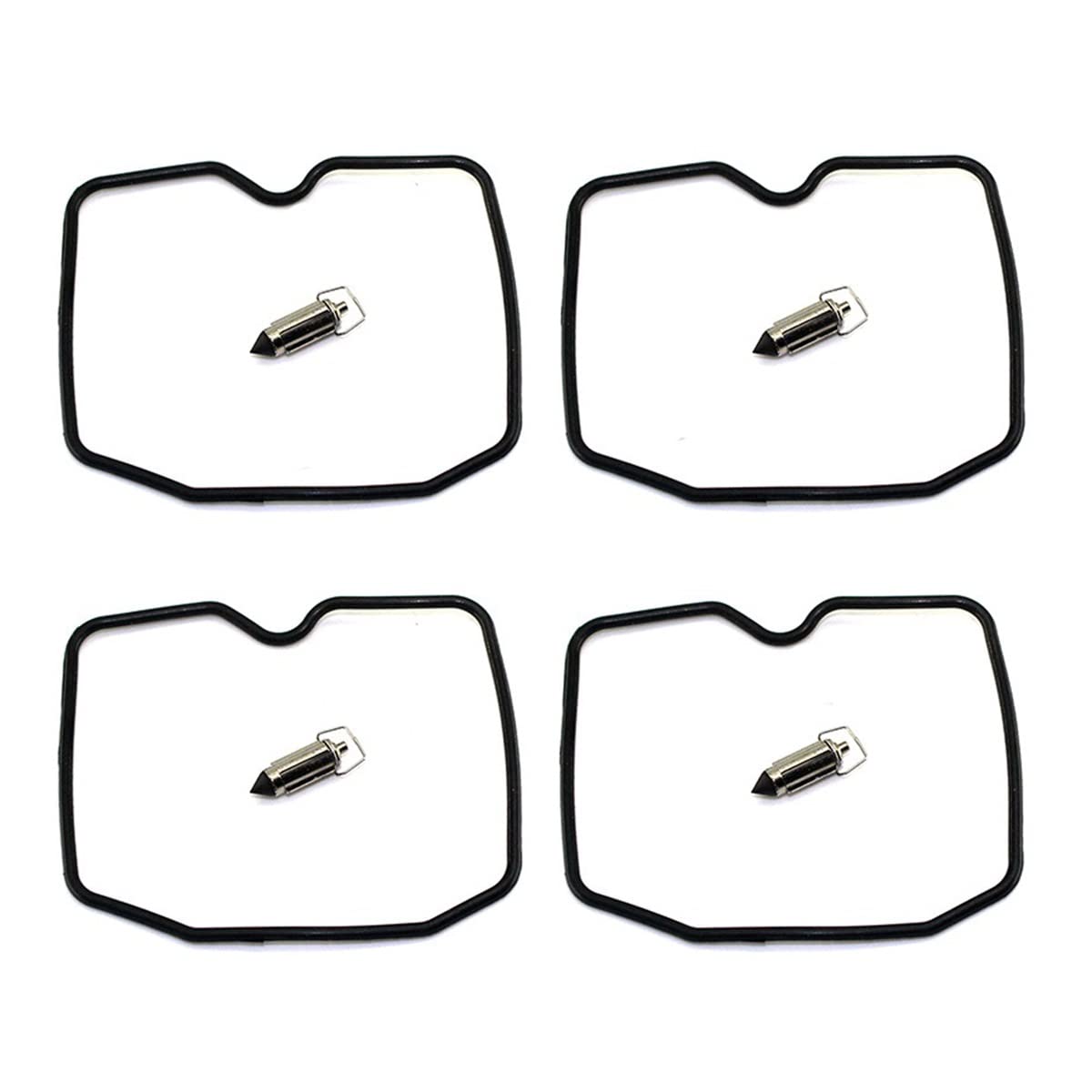 Vergaser-Kit for ZL400 1988-1995 ZL 400 Motorrad-Vergaser-Reparatur-Kit Floating Nadeldichtungsluftschraube Vergaser(4pcs Needle Gasket) von ZTBH