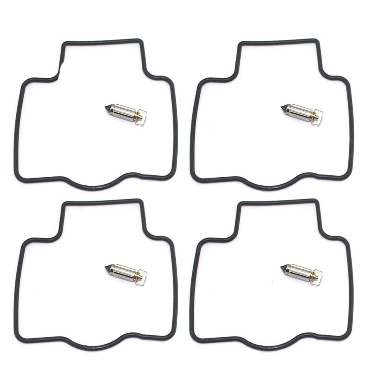 Vergaser-Kit for ZX-6R ZX600F ZX-R 6 ZX6R ZX600 ZX 600 F Motorrad-Vergaser-Reparatur-Kit Floating Nadelsitznadel-Ventilteile Vergaser(4pcs Needle Gasket) von ZTBH