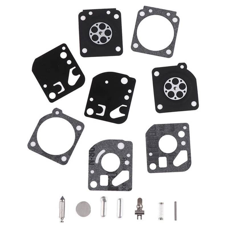 ZTBH Vergaser-Kit 15pcs/Set Vergaserdichtung Membran Rebuild Kit for RB-29 26cc & 30cc Trimmer Vergaser von ZTBH