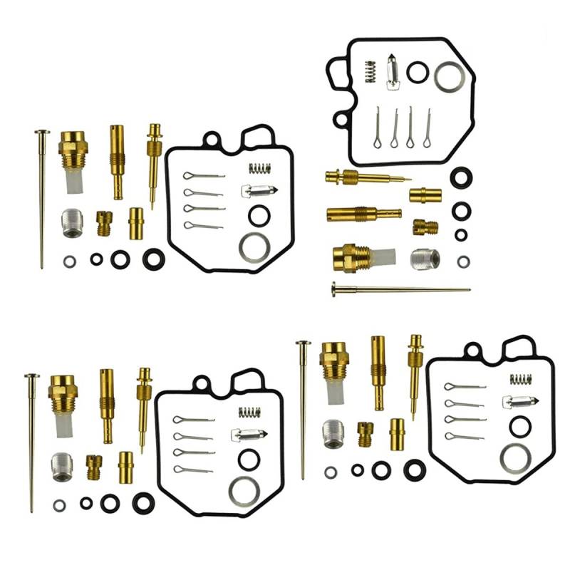 ZTBH Vergaser-Kit 4PCS Carburetor Repair Rebuild Kit for 1980-1983 GL1100 GL 1100 Ersatzteile Vergaser von ZTBH