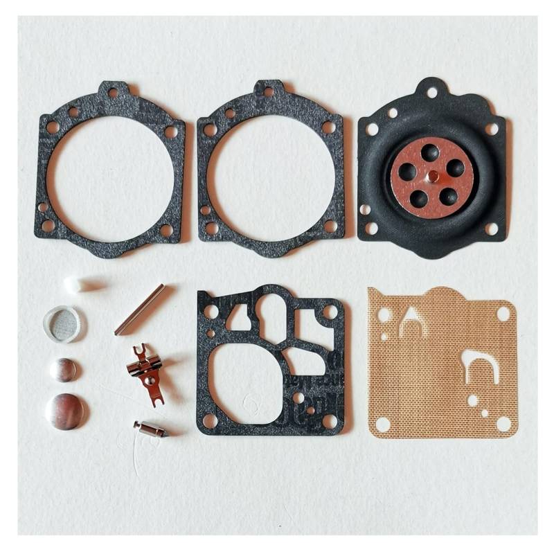 ZTBH Vergaser-Kit 50 Packung K10-RWJ. Membrandichtung. A 502 44 59-01, K960 K970 Vergaser reparieren Repuild Kit, Gartenteile Vergaser von ZTBH