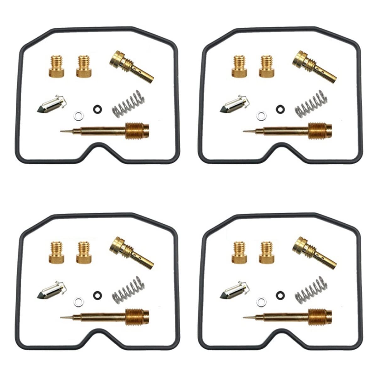 ZTBH Vergaser-Kit Reperaturset ZZR1100 A1/A2/A3/A4 Motorrad Vergaser Vergaser(4pcs) von ZTBH