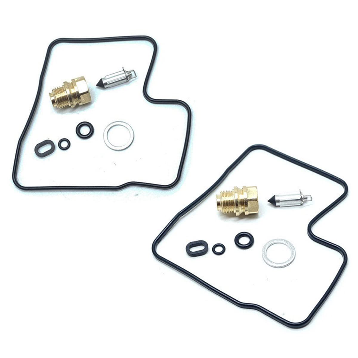 ZTBH Vergaser-Kit for VT600 VT600C VT600CD VLX 1988-1998 VT 600 Vergaserreparaturnadelventile Vergaser(2 Carburetor Kits) von ZTBH