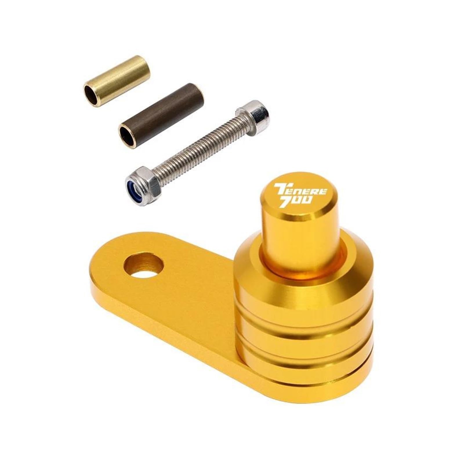 Bremshebel Parksperre FÜR YAM&AHA Tenere 700 XTZ 700 T700 2019-2021 Motorrad Parkplatz Bremse Schalter Taste Lock Hebel Zubehör(Gold) von ZTQLIJQF