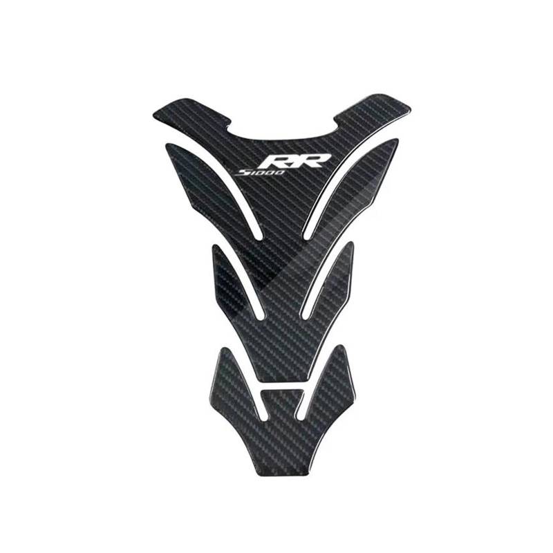 Kraftstofftank-Pad 3D Carbon Fiber Motorrad Kraftstoff Tank Pad Abdeckung Schutz Aufkleber Aufkleber Für B&MW S1000RR S1000 RR(Black3) von ZTQLIJQF