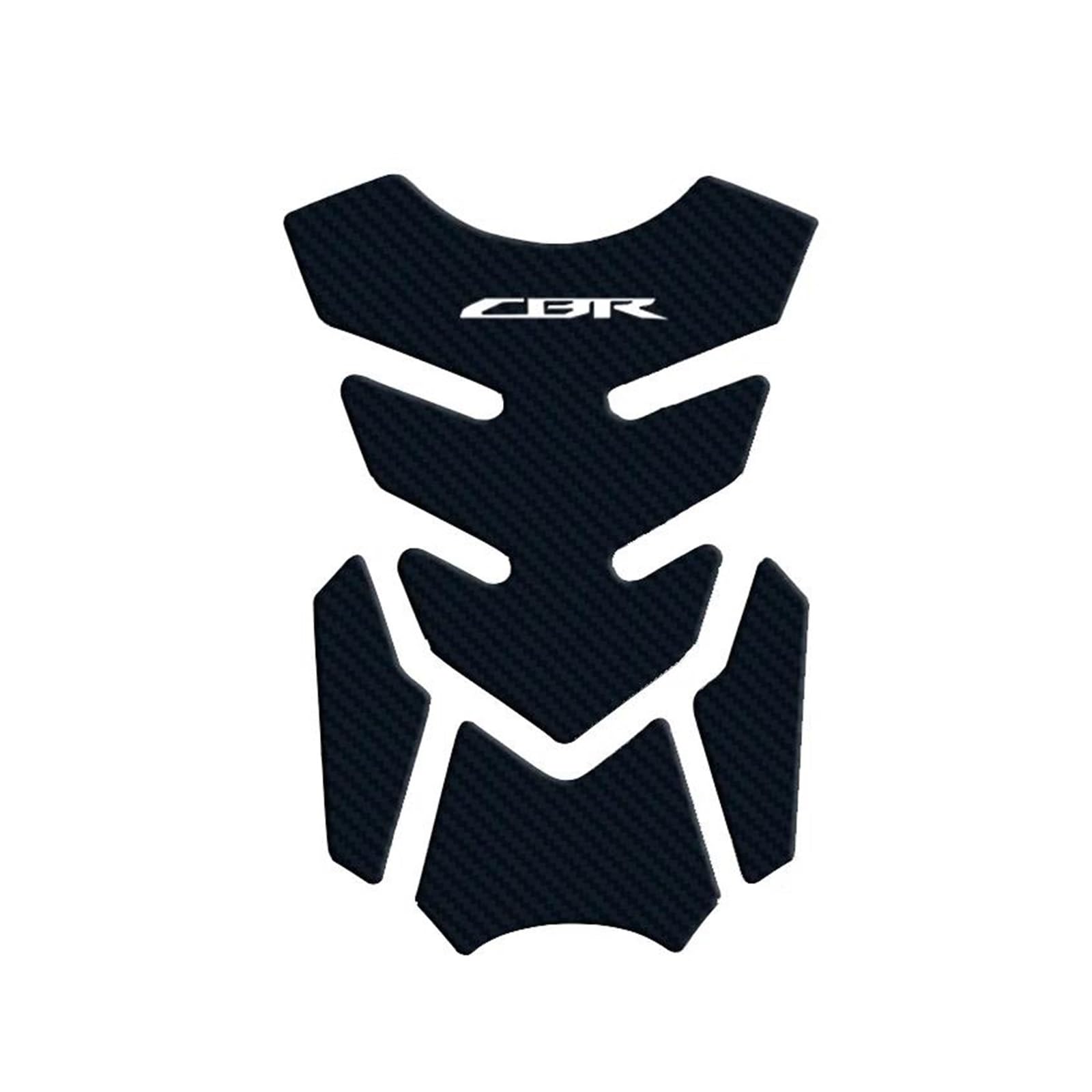 Kraftstofftank-Pad 3D Carbon-Look Motorrad Tank Pad Schutz Aufkleber Für HON&DA CBR 250RR 600RR 900RR 1000RR 650F 1100XX Fireblade(Black5) von ZTQLIJQF