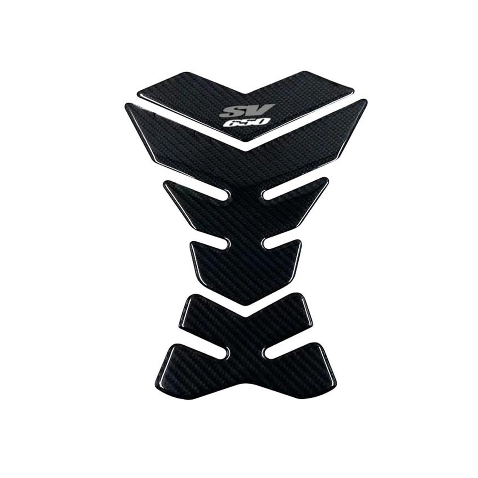 Kraftstofftank-Pad 3D Harz Gel Motorrad Tank Pad Aufkleber Aufkleber Für Suzuki GSX SV GSF Bandit DL VL SFV 400 600 650 750(Black4) von ZTQLIJQF