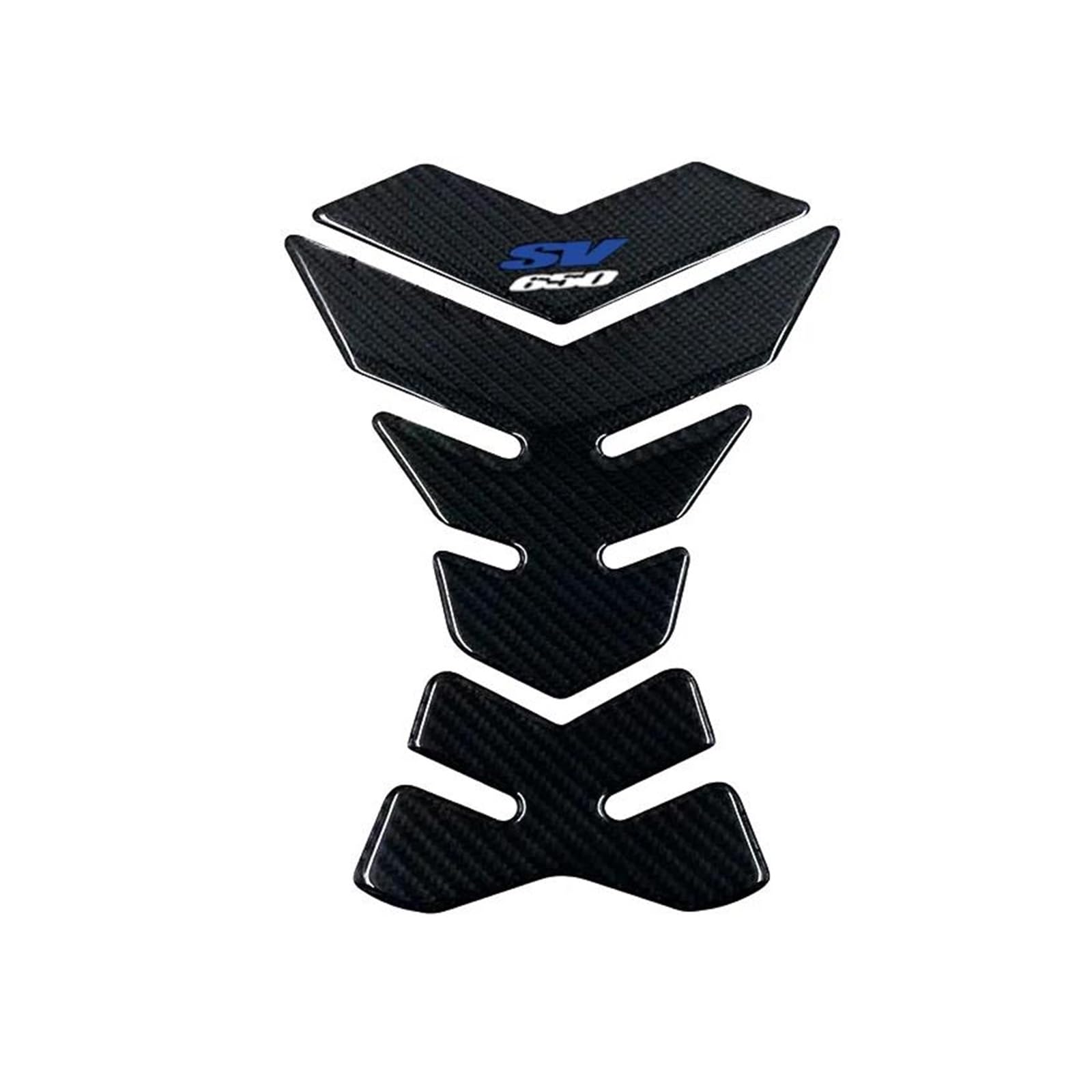 Kraftstofftank-Pad 3D Motorrad Tank Pad Protector Aufkleber Aufkleber Fall Für Suzuki SV650 SV650S SV650X SV 650 Tank(Black) von ZTQLIJQF