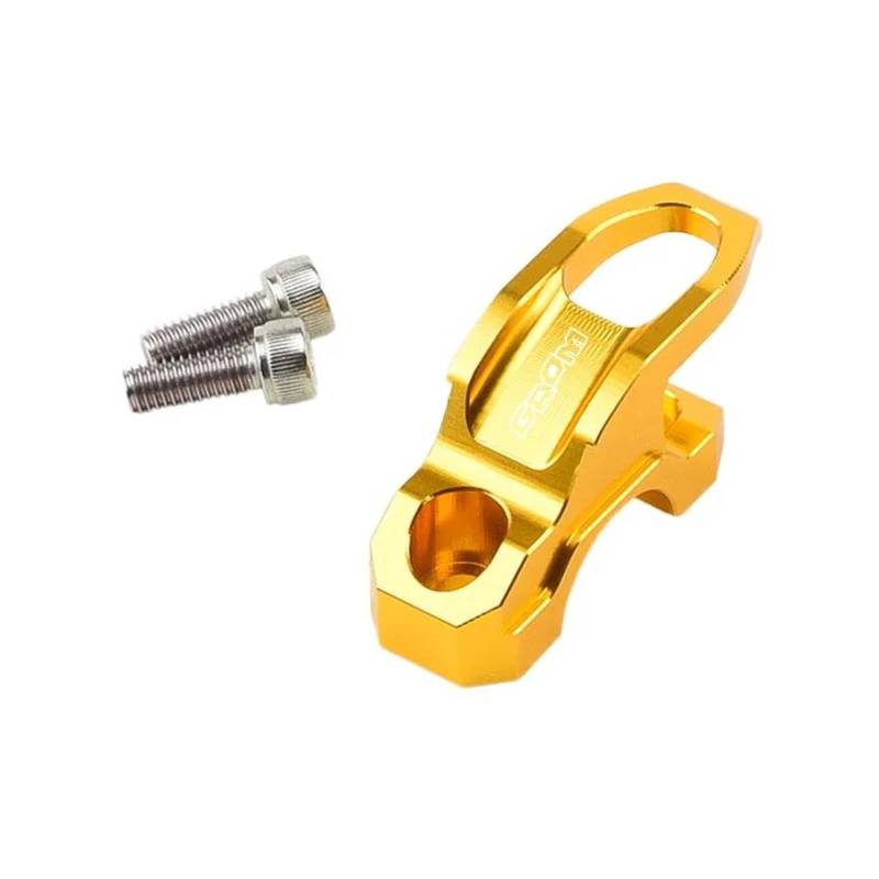 Lenkeraufbewahrungshaken Motorrad CNC 22mm Helmhaken Gepäcktaschenhaken Halter Kleiderbügel Für HON&DA GROM 125 MSX 125 MSX125 GROM 125 2024(Gold) von ZTQLIJQF