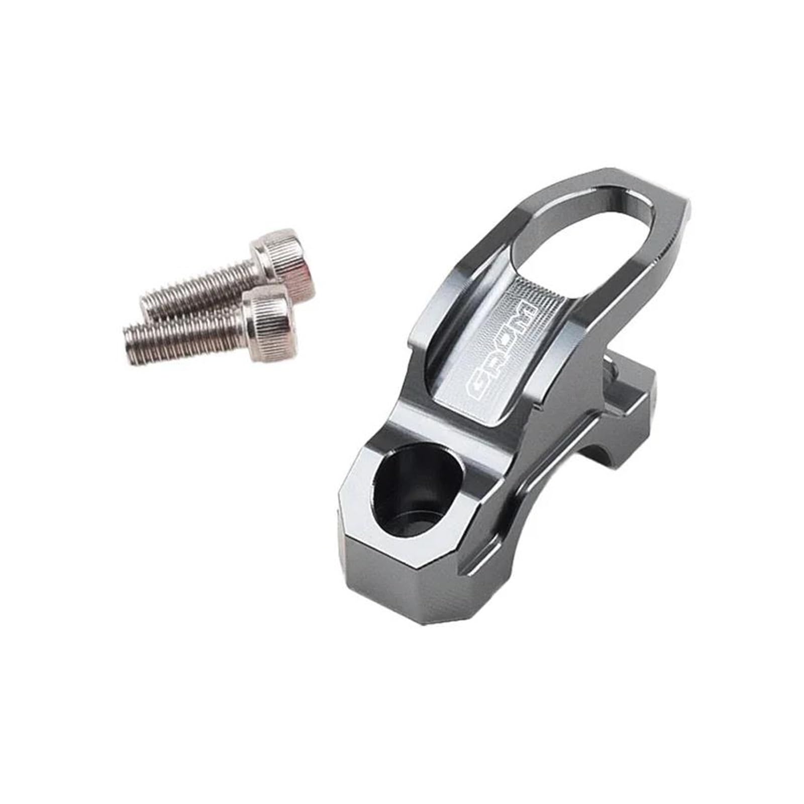 Lenkeraufbewahrungshaken Motorrad CNC 22mm Helmhaken Gepäcktaschenhaken Halter Kleiderbügel Für HON&DA GROM 125 MSX 125 MSX125 GROM 125 2024(Titanium) von ZTQLIJQF