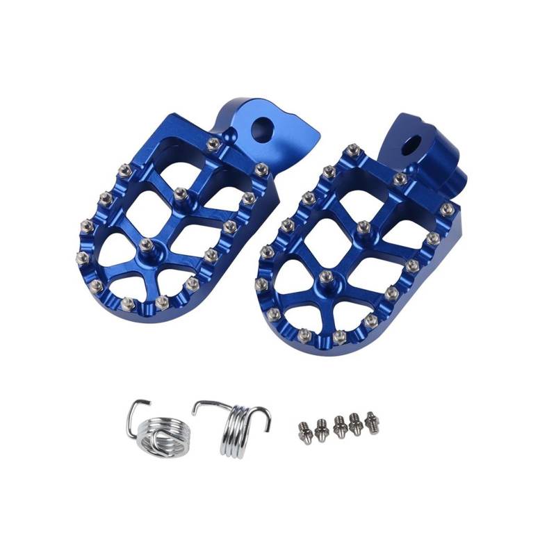 Motorrad-FußPedal Für 50SX 65SX 85SX 125SX 125-530 EXC EXC-F Freeride 950 990 1050 1090 1190 1290 Abenteuer R S Fußrasten Fußrasten(Blue) von ZTQLIJQF