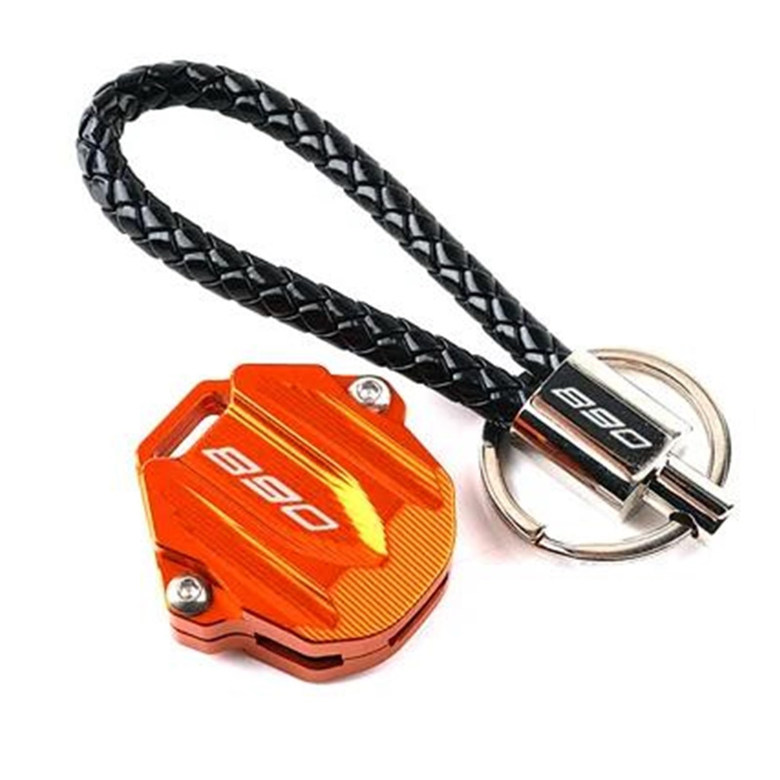 SchlüSselanhäNger-SchutzhüLle Für Duke 890 790 ADV 890 ADV 890 Adventure Duke 890 Duke 790 Motorrad CNC Keychain Fall Shell & Keychain Schlüssel Ring(Orange3) von ZTQLIJQF