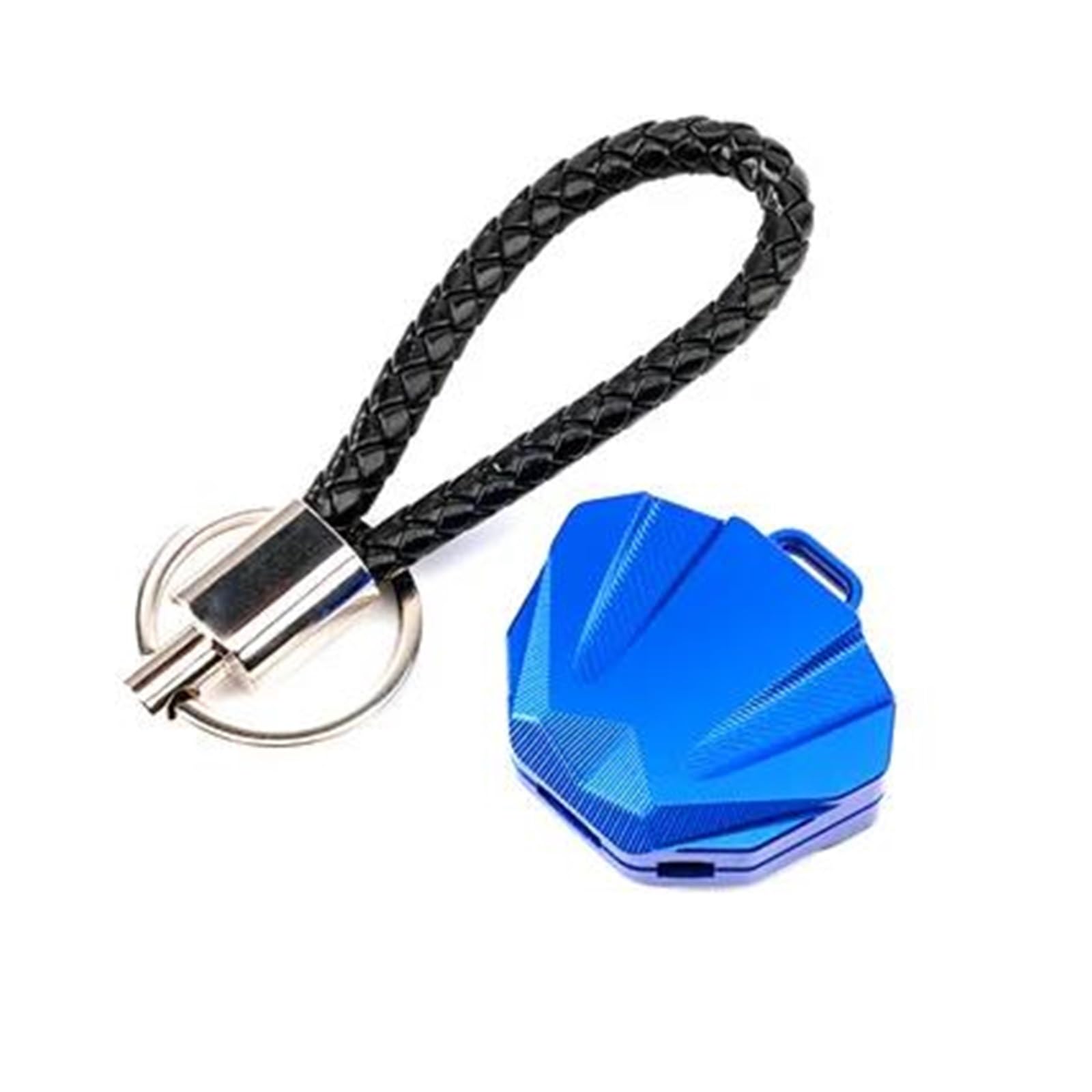 SchlüSselanhäNger-SchutzhüLle Motorrad CNC Keychain Fall Shell & Keychain Schlüssel Ring Für Suzuki Bandit 400 600 650 1200 1250 1250S GSF 600 1200(Blue2) von ZTQLIJQF