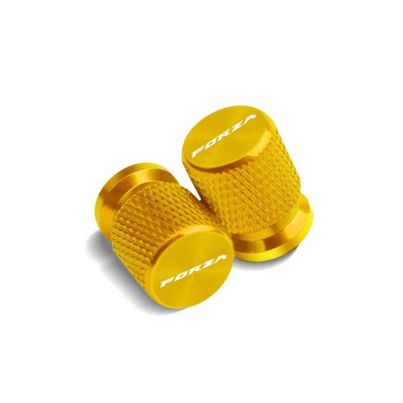 Ventilkappen Für HON&DA FORZA300 FORZA350 NSS350 FORZA125 Forza NSS 350 125 Motorrad Reifen Ventil Air Port Stem Abdeckung Caps(Gold) von ZTQLIJQF