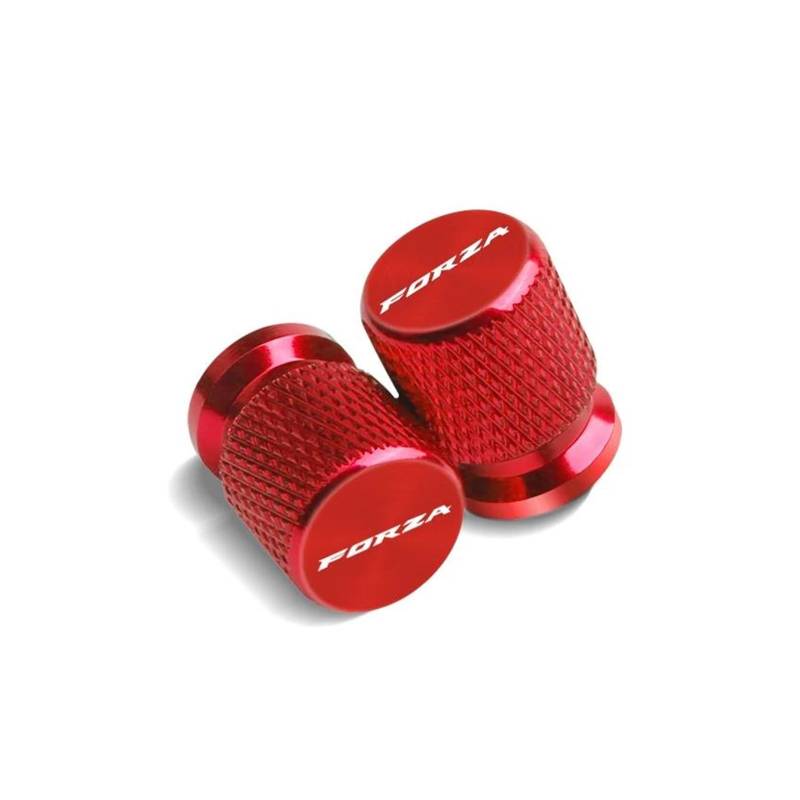 Ventilkappen Für HON&DA FORZA300 FORZA350 NSS350 FORZA125 Forza NSS 350 125 Motorrad Reifen Ventil Air Port Stem Abdeckung Caps(Red) von ZTQLIJQF