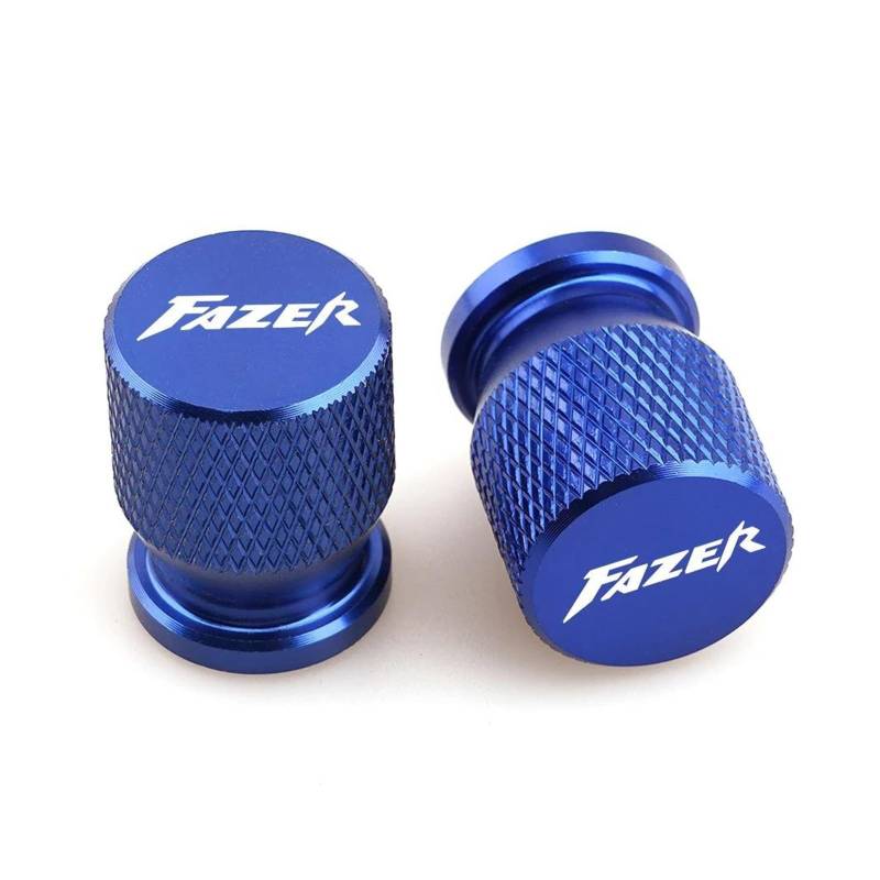 Ventilkappen Für YAMA&HA FZ1 FZ6 FZ8 Fazer 150 250 400 1000 Motorrad Reifen Luft Luftdichte Abdeckung Rad Reifen Ventil Stem Caps(Blue) von ZTQLIJQF