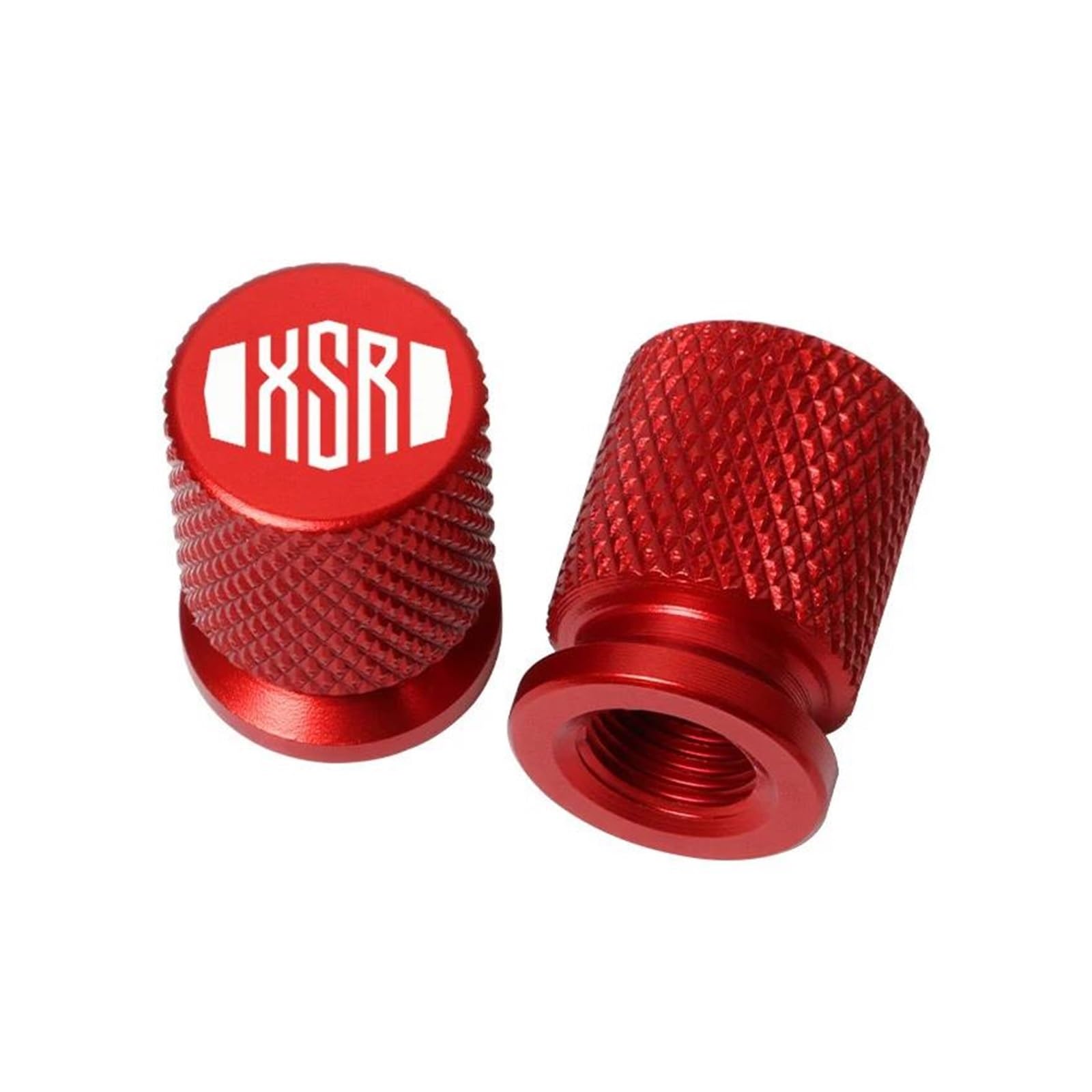 Ventilkappen Für YAMA&HA XSR700 XSR 700 XSR900 XSR 900 XSR125 155 Motorrad Aluminium Reifen Ventil Air Port Stem Abdeckung Caps(Red) von ZTQLIJQF