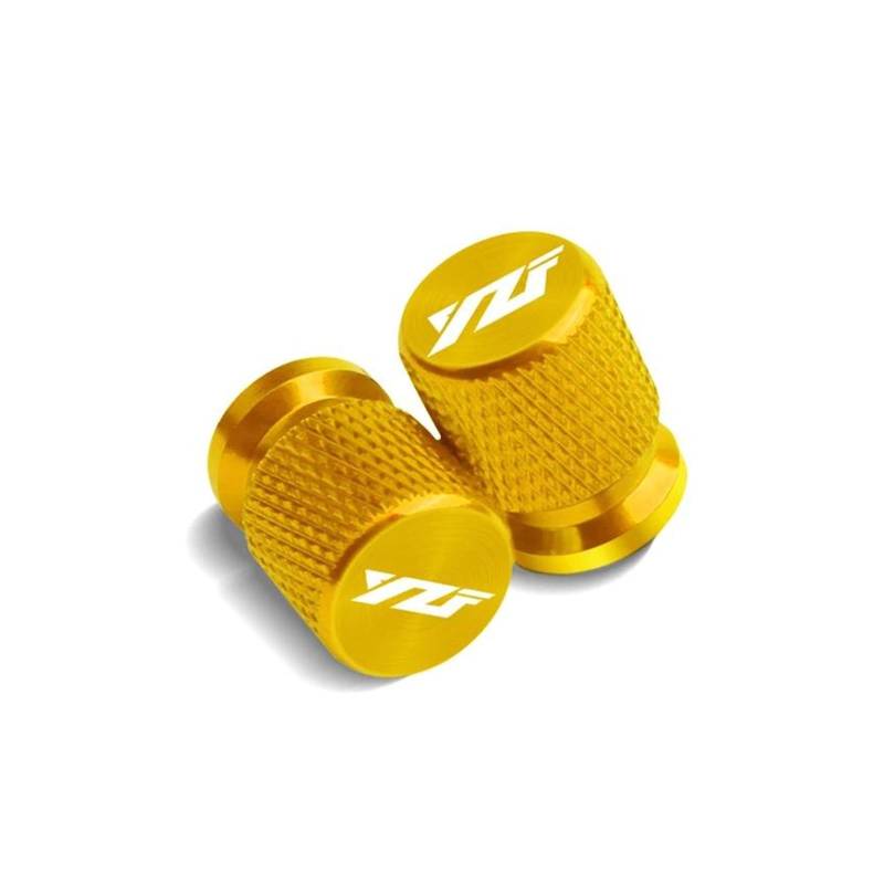 Ventilkappen Für YAMA&HA YZF R1 R3 R6 R25 R125 R1M YZF R1 YZF R6 YZF R3 Motorrad Metall Reifen Ventil Air Port Stem Abdeckkappen(Gold) von ZTQLIJQF