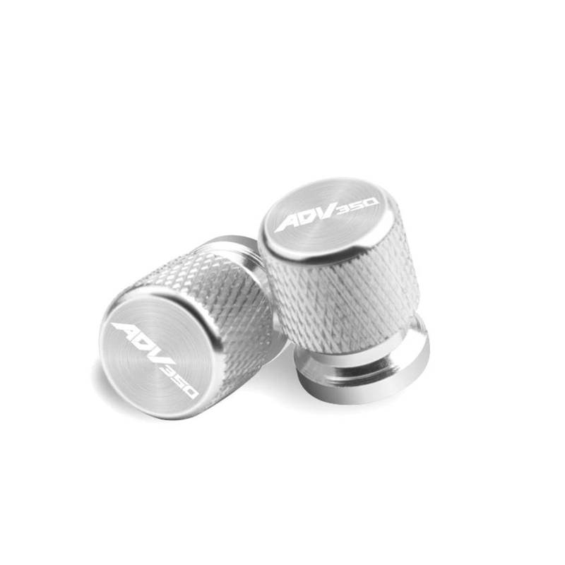 Ventilkappen Motorrad Luftdichte Abdeckungen Für HON&DA ADV350 ADV 350 2021-2023 Metall Reifen Ventil Air Port Stem Abdeckung Caps(Silver) von ZTQLIJQF