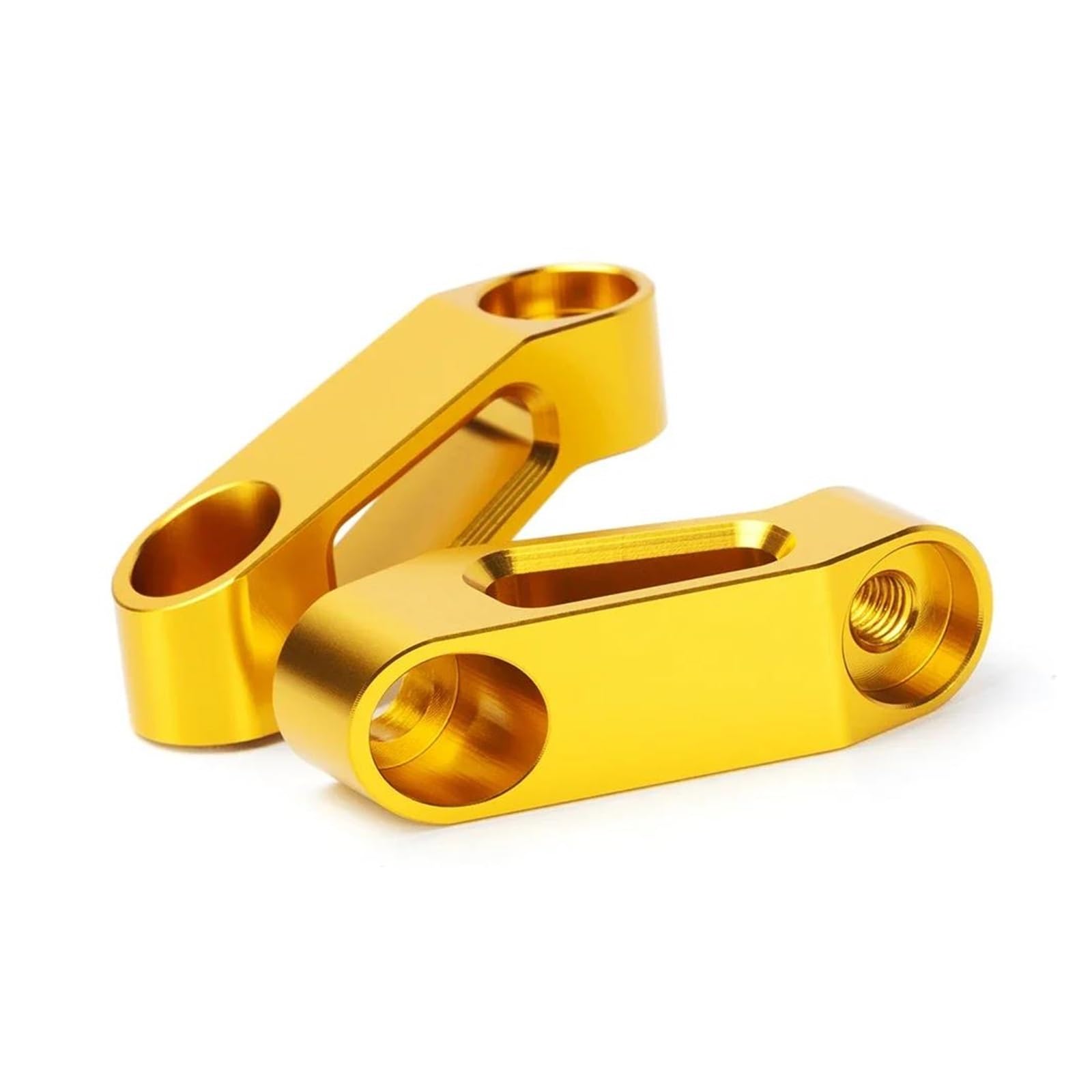 Verlängerungshalterung FÜR Zephyr 1100 400 550 750 Zephyr1100 ZR-7S ZR750 Rückspiegel Riser Extender Erweiterung Adapter Halterung(Gold) von ZTQLIJQF